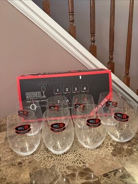 Riedel O Stemless Cabernet Glasses, Set of 8